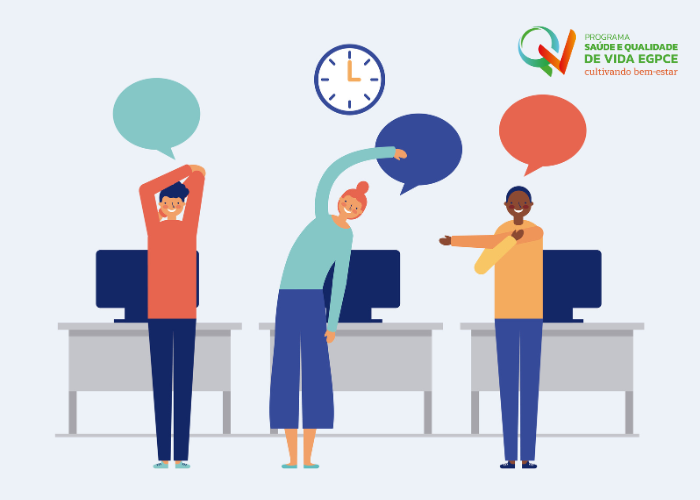 PROGRAMA SAÚDE E QUALIDADE VIDA(PSQV)-GINÁSTICA LABORAL - EXCLUSIVA - TURMA 12